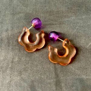 Acrylic earrings